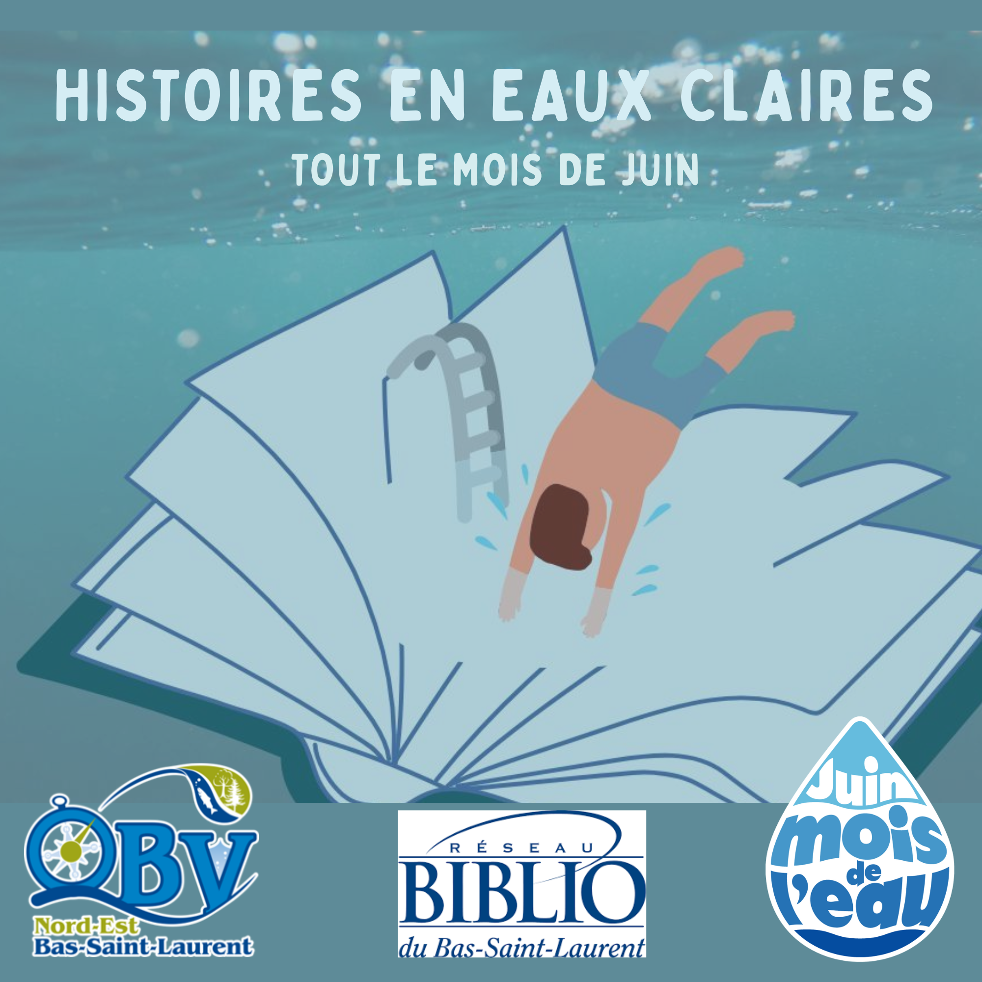 Histoires en eaux claires dans les bibliothèques du Bas-Saint-Laurent