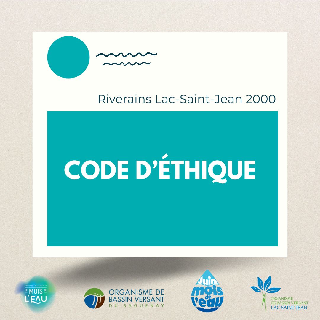 Code d'éthique pour les riverains du Lac St-Jean