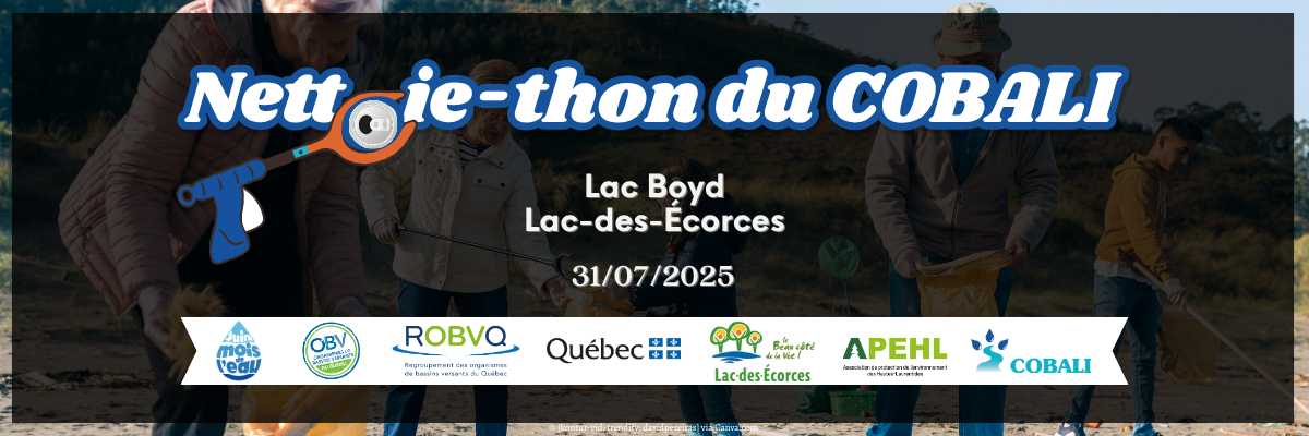 Nettoie-thon du COBALI - Lac Boyd - Lac-des-Écorces