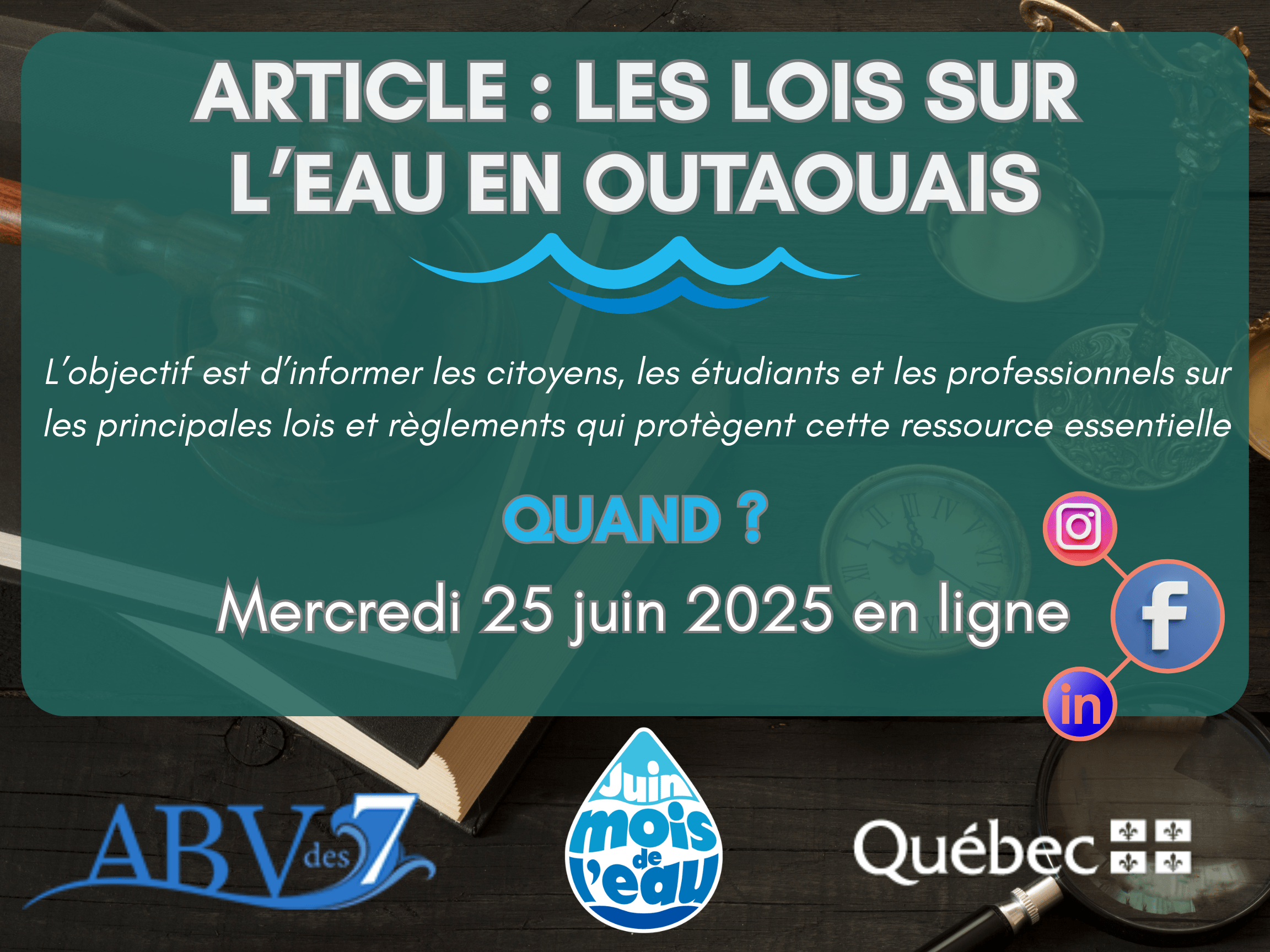 Les lois sur l’eau au Québec : ce que vous devez savoir - en ligne