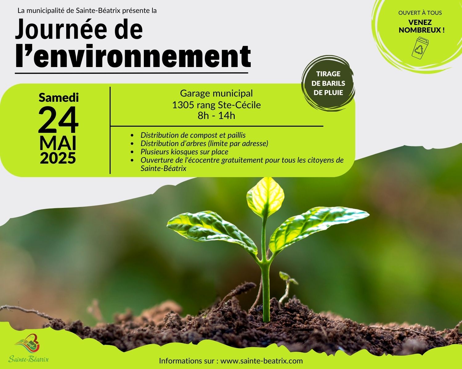 Journée Environnement 2025 à Sainte-Béatrix