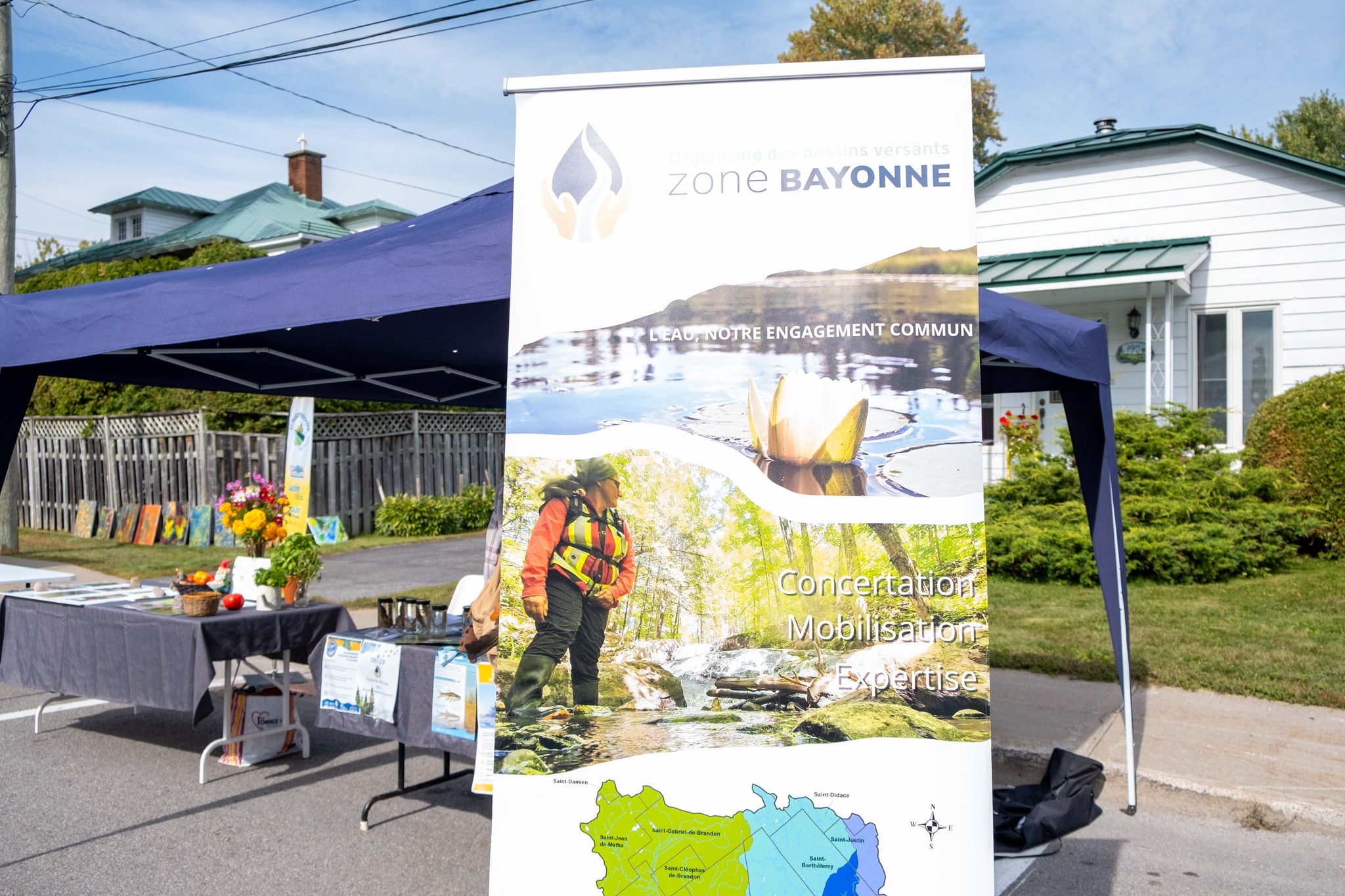 Kiosque à la fête de la pêche