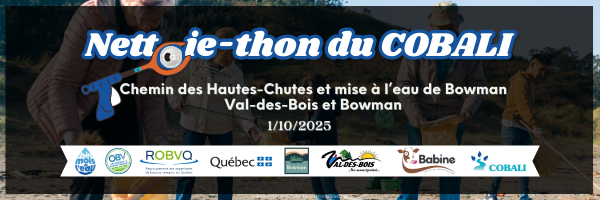 Nettoie-thon Chemin des Hautes-Chutes et Bowman