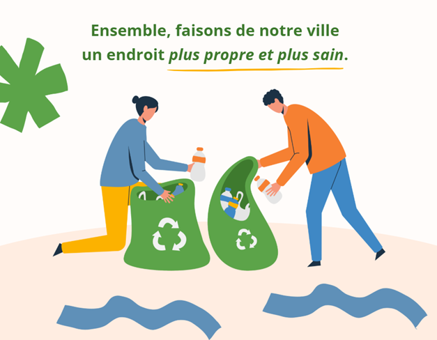 Nettoyage des berges à Châteauguay