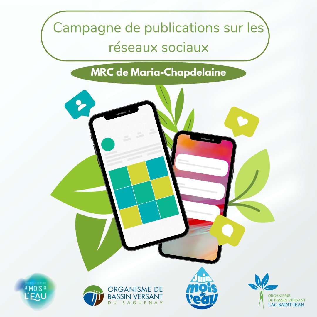 Campagne de publications sur les réseaux sociaux de la MRC Maria-Chapdeleine