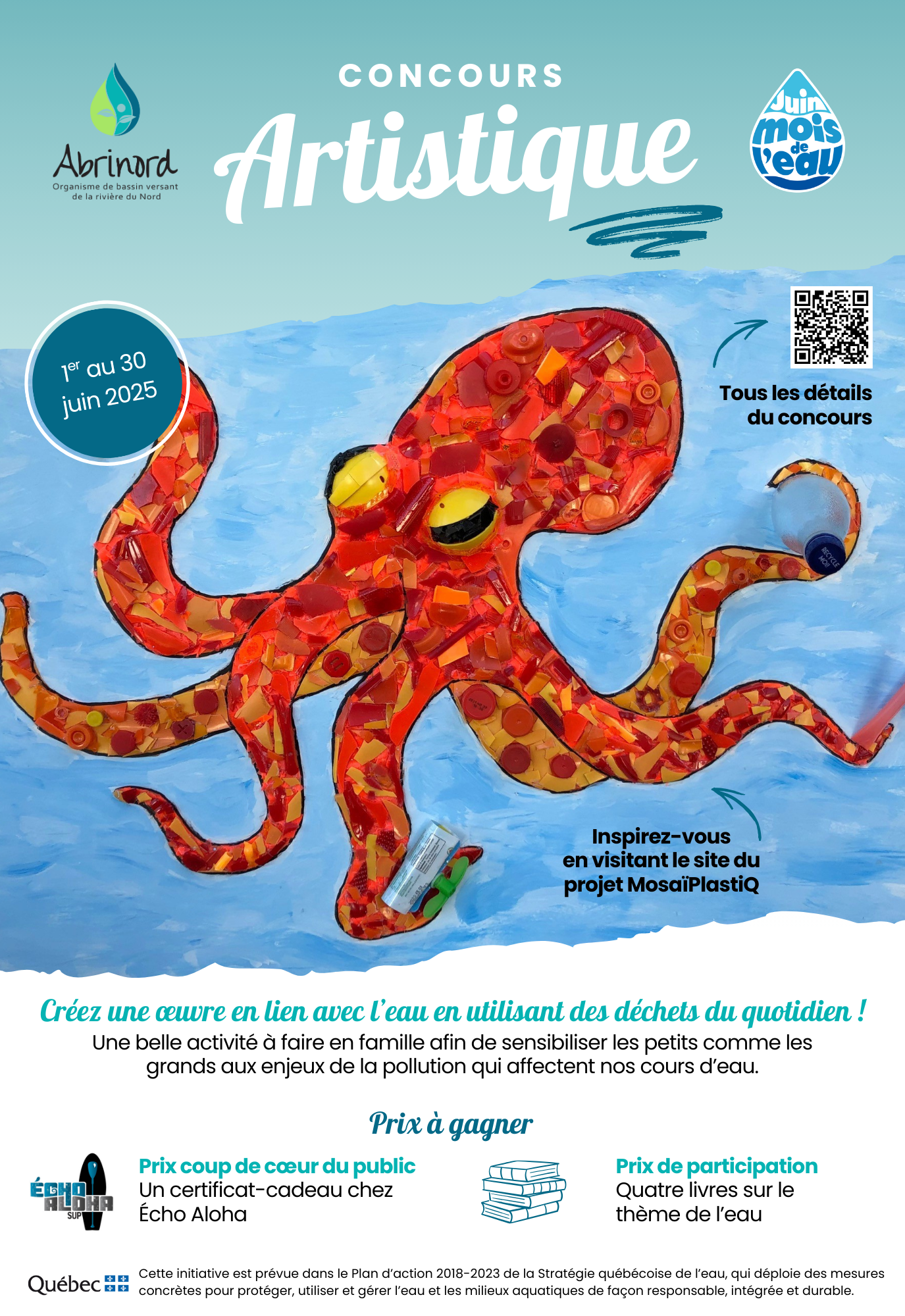 Concours artistique ! (territoire du bassin versant de la rivière du Nord)