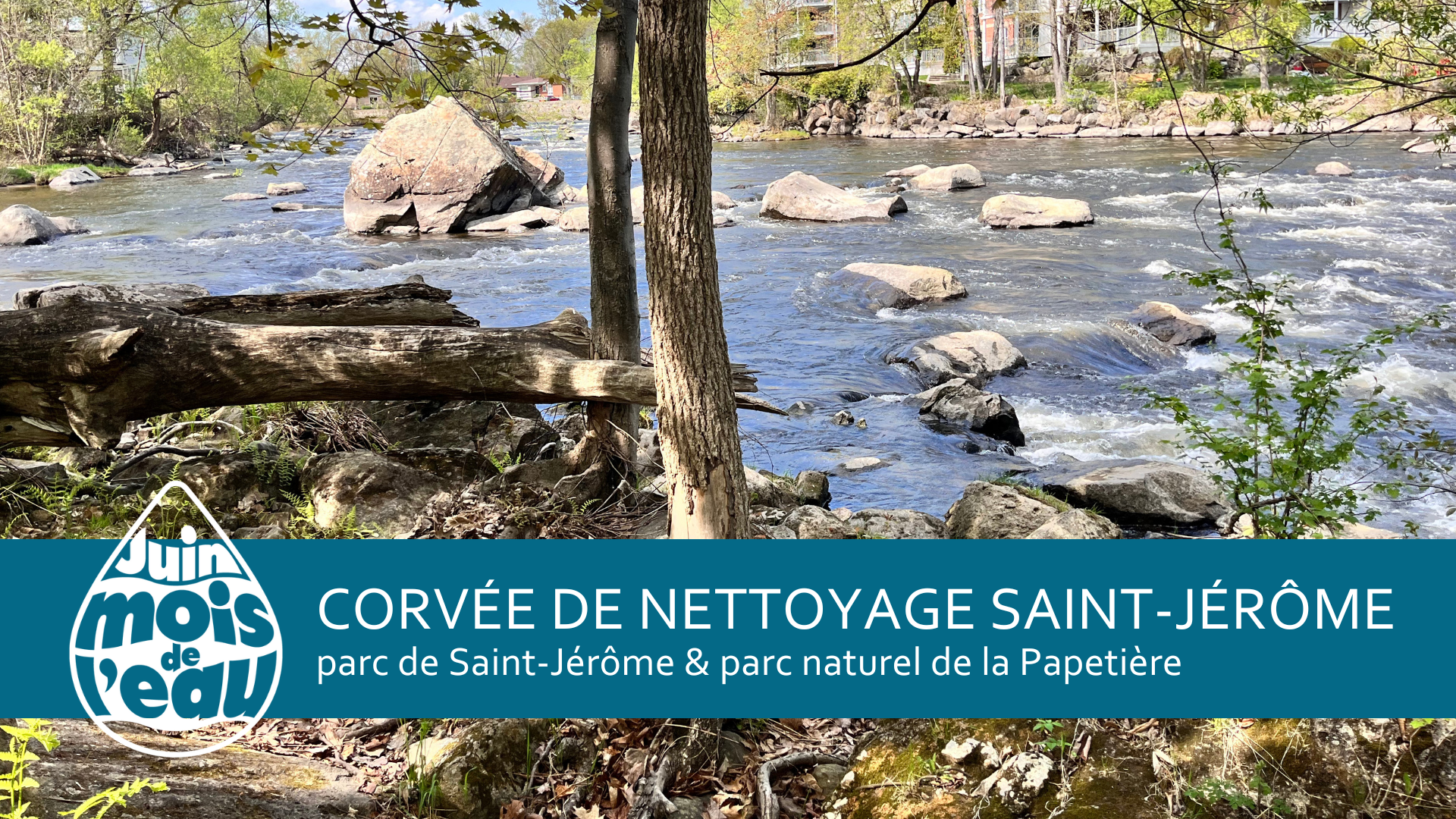 Corvée de nettoyage Saint-Jérôme : parc de Saint-Jérôme & parc de la Papetière