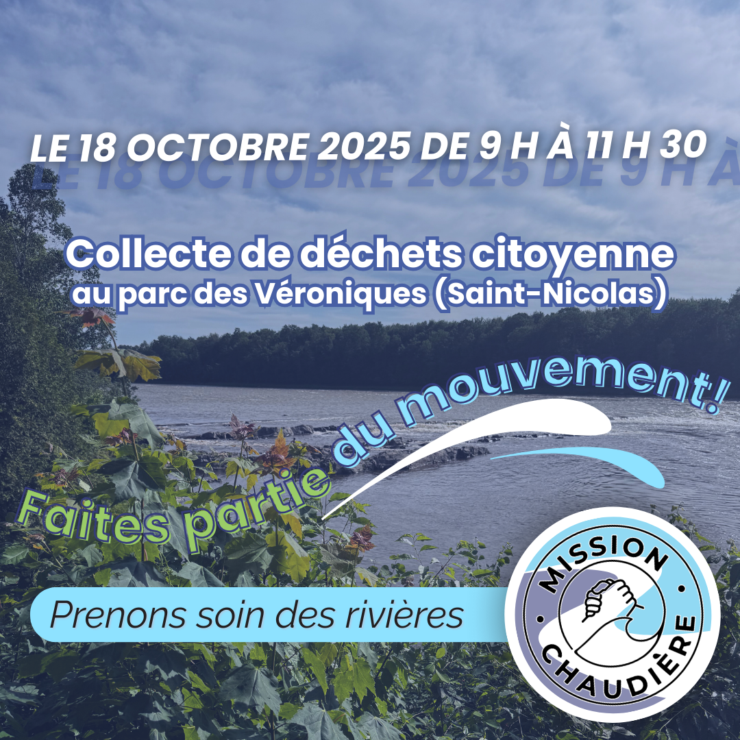 Collecte de déchets à Lévis (la dernière de la saison!)
