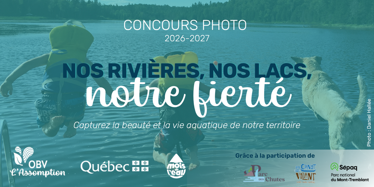 Concours photo « Nos rivières, nos lacs, notre fierté »