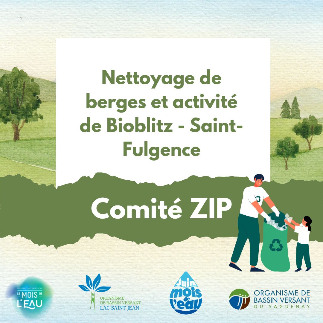 Nettoyage de berges et activité de Bioblitz - Saint-Fulgence