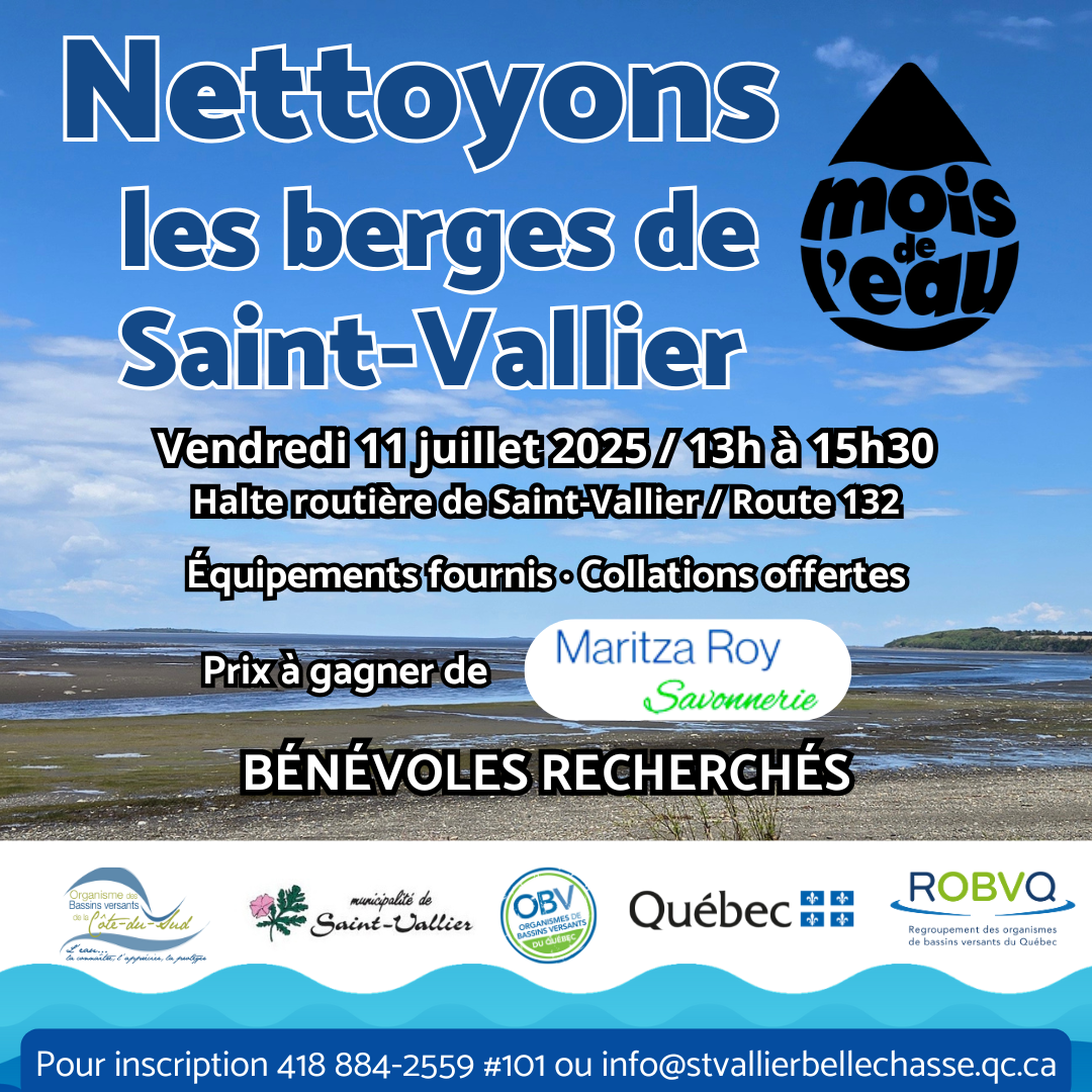 Nettoyons les berges de Saint-Vallier