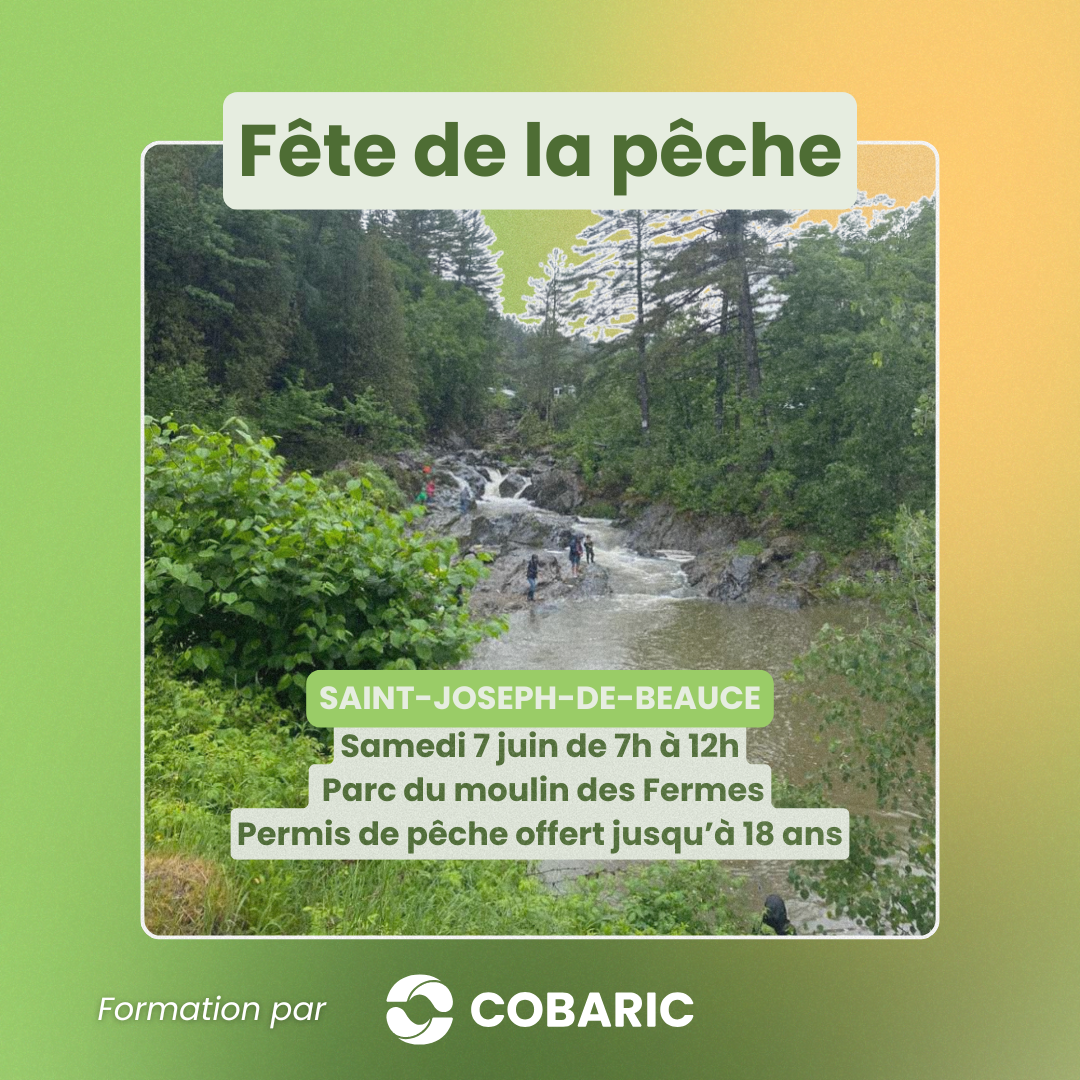 Activité d’initiation à la pêche sportive – Saint-Joseph-de-Beauce
