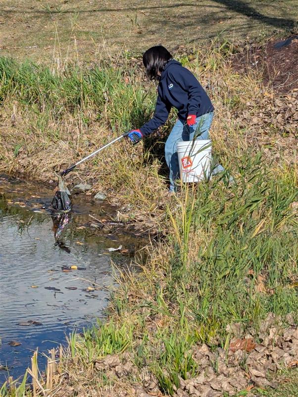 Nettoyage des berges du secteur de la Chute secrète à St-Wenceslas