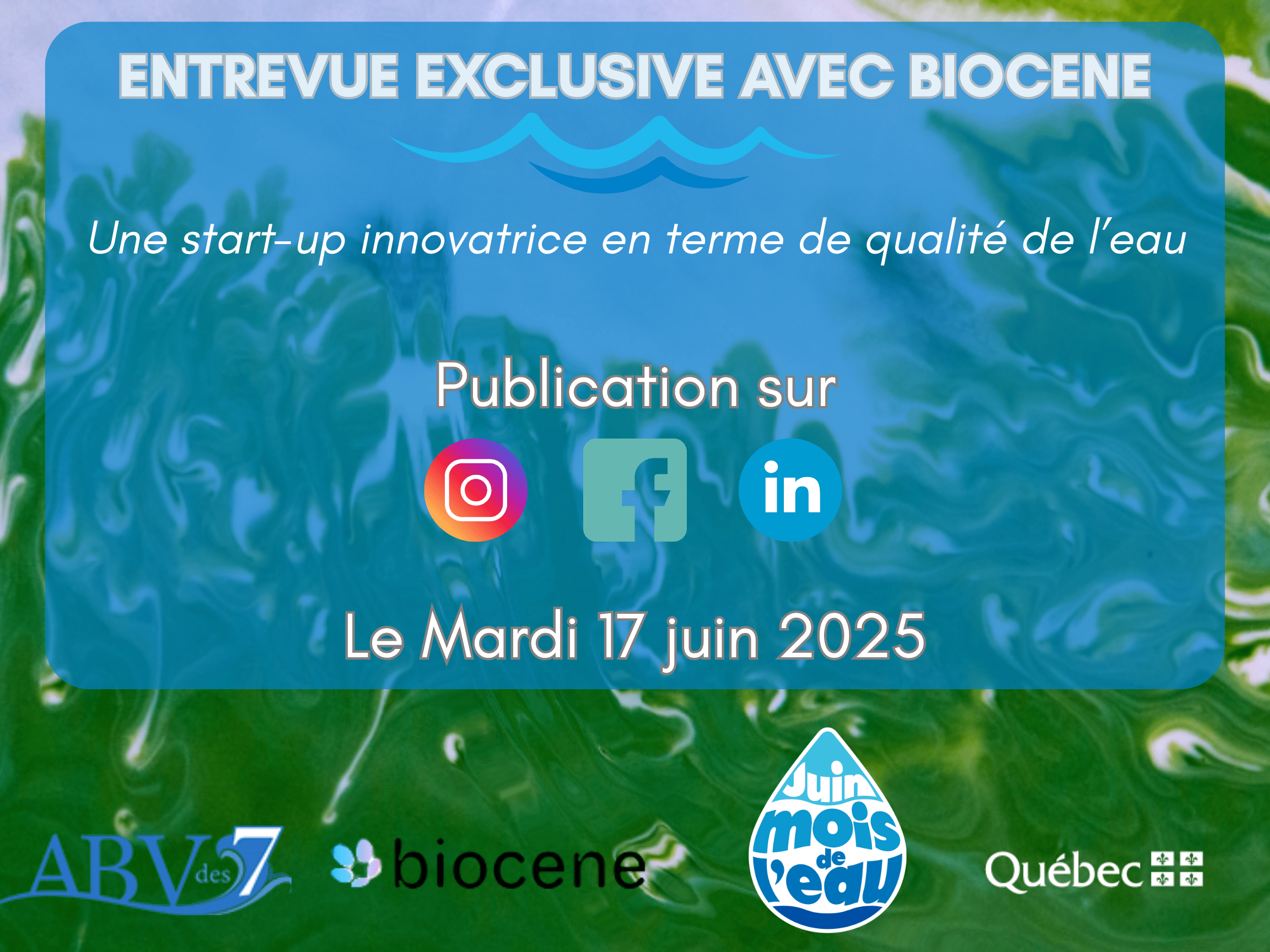Entrevue en ligne avec une entreprise spécialisée : "À la découverte de solutions innovantes pour dépolluer l’eau"