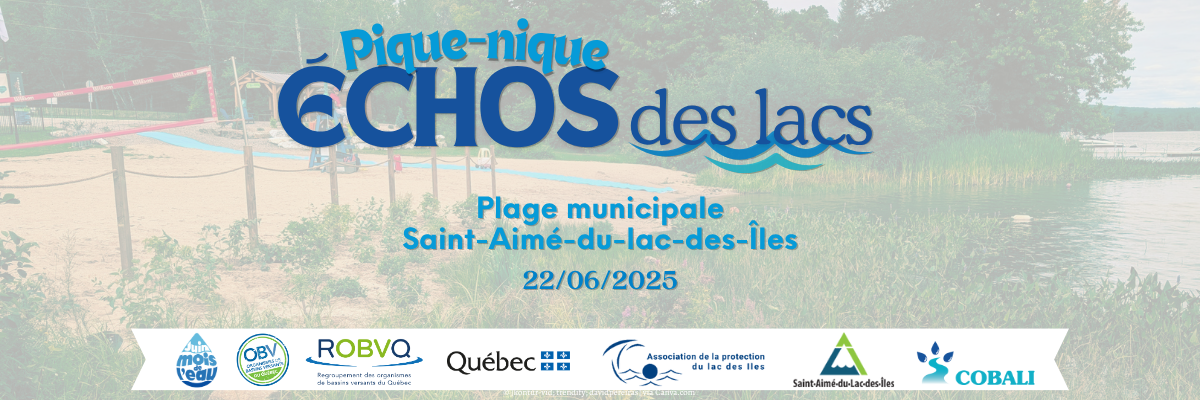 Pique-nique Échos des Lacs à Saint-Aimé-du-Lac-des-Îles