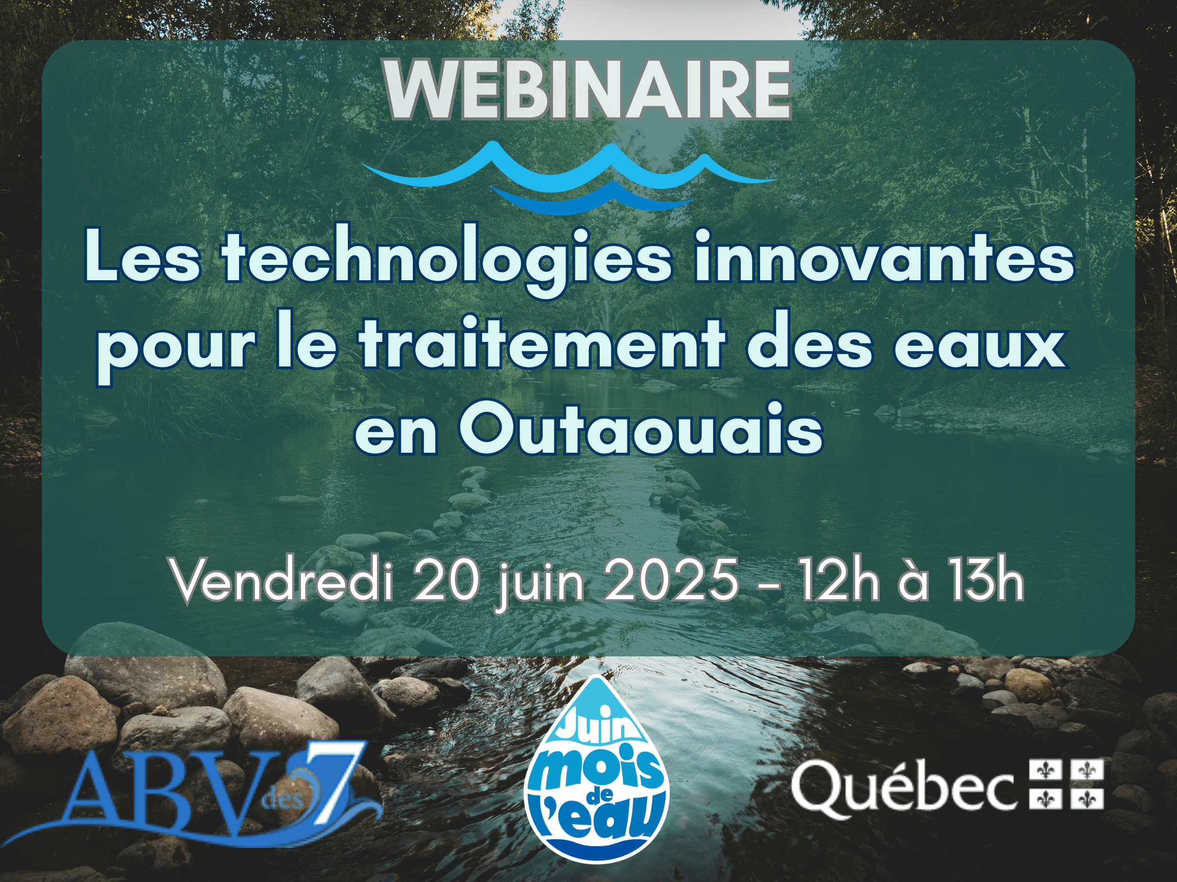 Webinaire en ligne – "Les technologies innovantes pour le traitement des eaux"