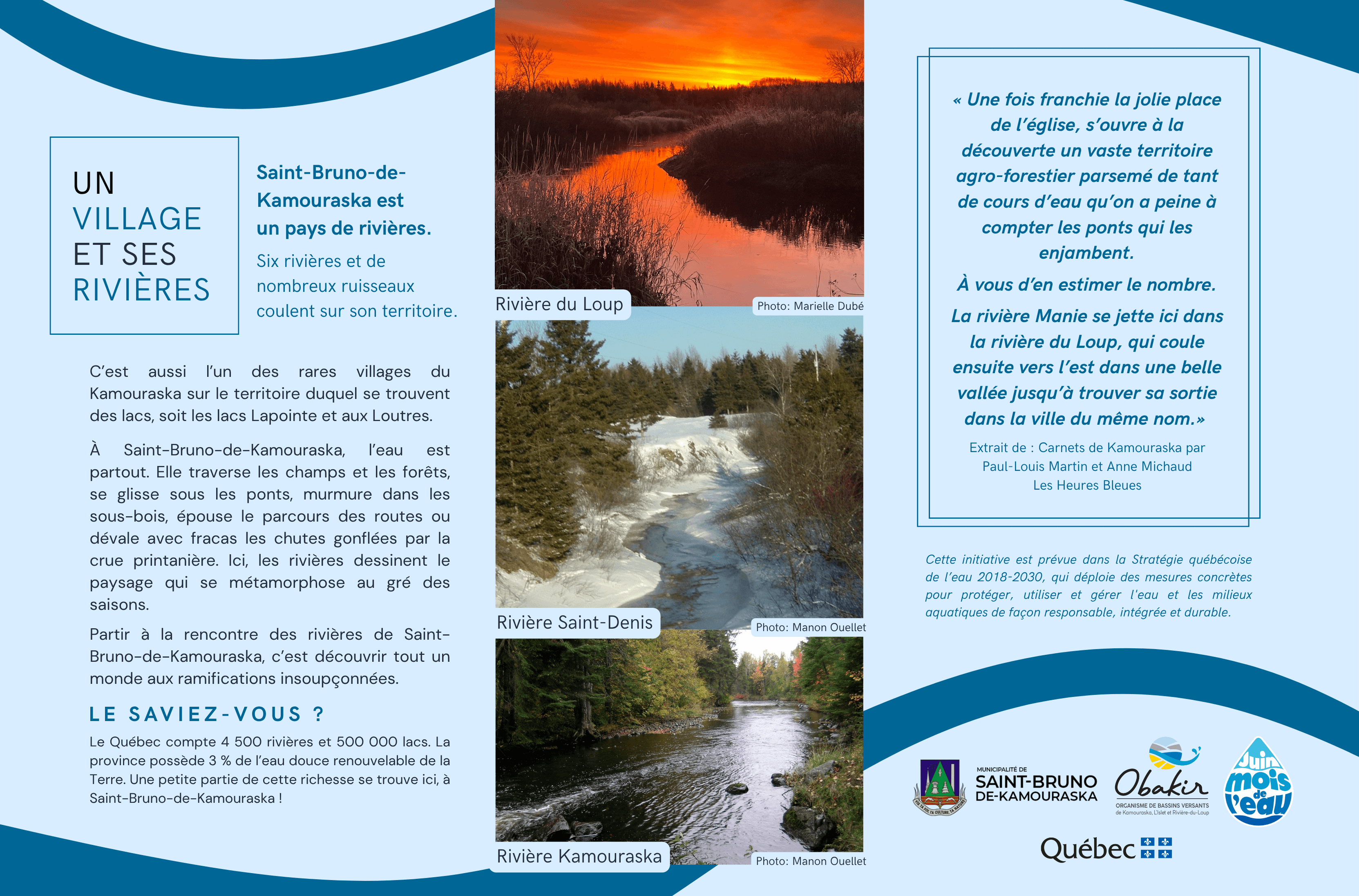 Un village et ses rivières