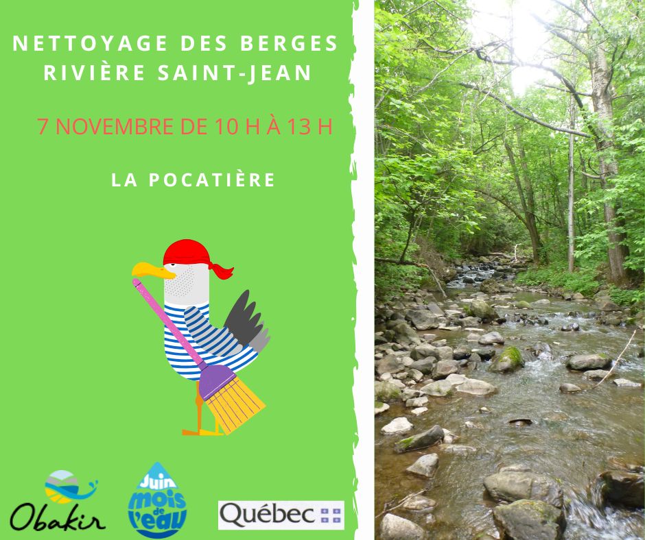 Nettoyage des berges de la rivière Saint-Jean